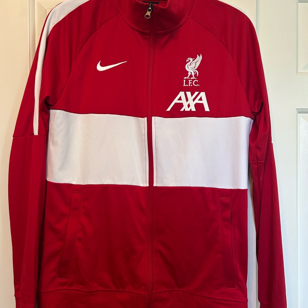 Nike Dri-Fit Red and White Liverpool LFC Jacket